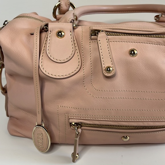 SOLD - TOD’s pink leather satchel - Picture 9 of 12